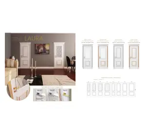 Ușă interior cu sticla Rodos Laura-6