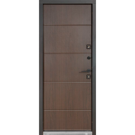 Ușă intrare casă Bulat House 703/191 Wenge închis-9