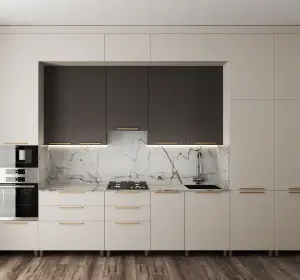 Bucătărie în stil modern din MDF vopsit „Piemont“