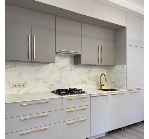 Bucătărie în stil modern din MDF vopsit „Piemont“-3