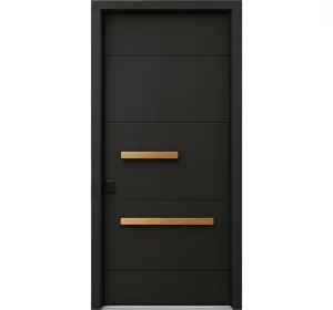 Ușă de exterior premium cu furnir natural SMART LOOK-2