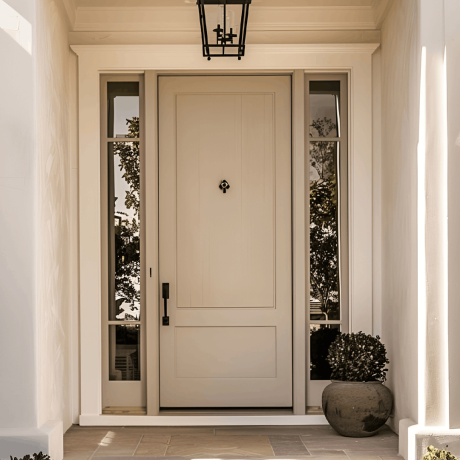 Ușă de exterior premium cu furnir natural SOFT LINE-1