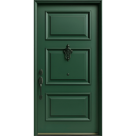 Ușă de exterior premium cu furnir natural GREEN TOWN-2