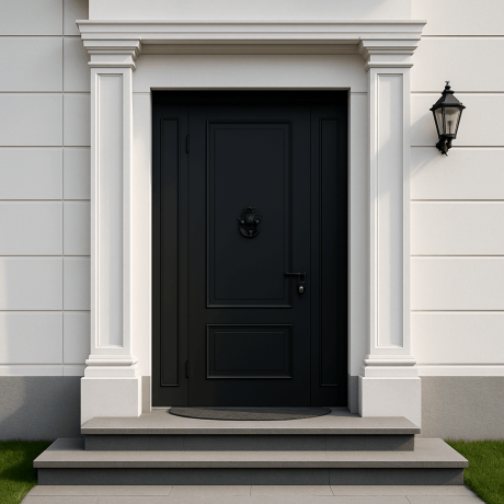 Ușă de exterior premium cu furnir natural PRESTIGE-1