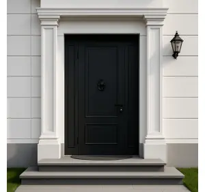 Ușă de exterior premium cu furnir natural PRESTIGE