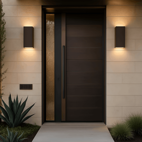 Ușă de exterior premium cu furnir natural URBAN CONCEPT-1
