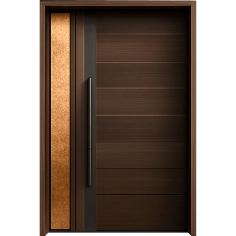 Ușă de exterior premium cu furnir natural URBAN CONCEPT-2
