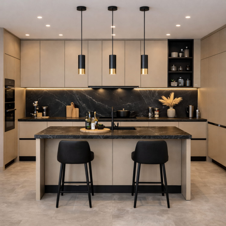 Bucătărie în stil modern din MDF AGT „Urban Elegance“-1