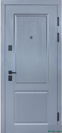 Ușă intrare apartament Termo Satus kvadro 269 / 263 Chrom / Alb mat-1