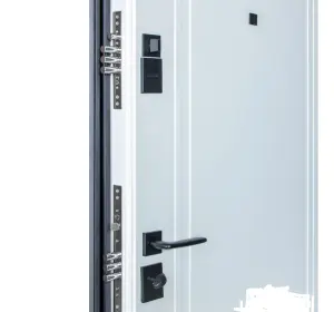 Ușă intrare apartament Termo Satus kvadro 269 / 263 Chrom / Alb mat-2