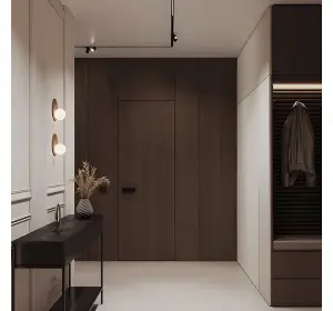 Ușă ascunsă de interior