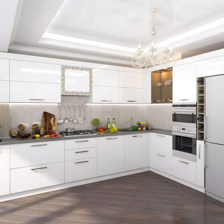 Bucătărie în stil modern „Crystal“-1